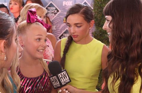 Download Jojo Siwa Smiles Brightly In A Fierce Iconic Denim Look