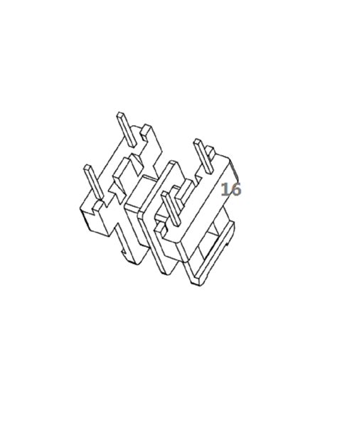 Ee8 3变压器磁芯骨架ee8 4电源骨架ee8 3骨架ee8 4高频骨架 东莞市扬通电子有限公司