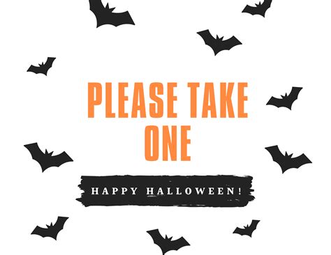 Free Printable Halloween Trick Or Treat Sign Pop Sparkle Fizz