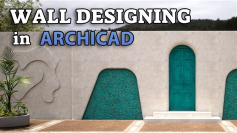 Wall Designing In Archicad Tutorial YouTube