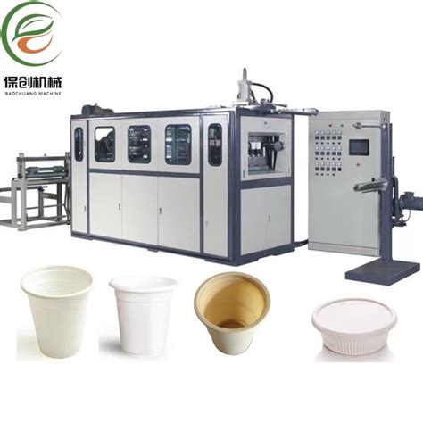 High Output Biodegradable Corn Starch Cup Making Vacuum Forming Machine