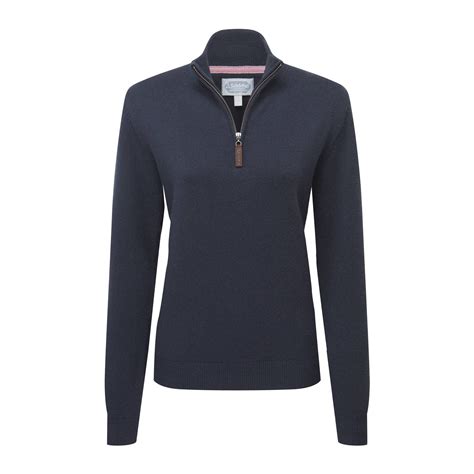 Schoffel Pateley Quarter Zip Jumper Womens Knitwear Brocklehursts