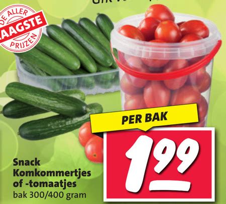 Snackkomkommer Cherry Tomaten Folder Aanbieding Bij Nettorama Details