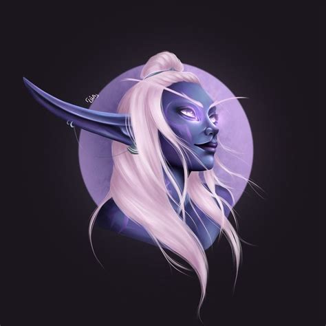 Starcaller Isharay Nightborne · Shadow Priest · Crazy For Cats Warcraft Art World Of Warcraft