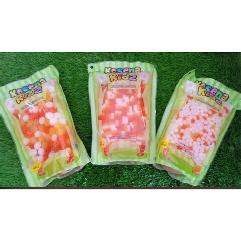 Jual Kosena Jelly Motif Karakter Mutiara Rainbow Dadu Jelly 500gr