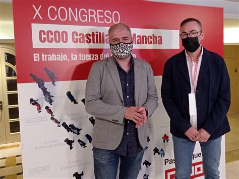 En La Apertura Del X Congreso De CCOO CLM Unai Sordo Muestra Su