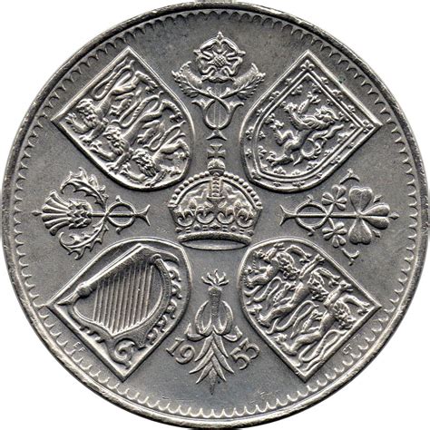 British 5 Shillings (Coronation Crown 1953) - Foreign Currency