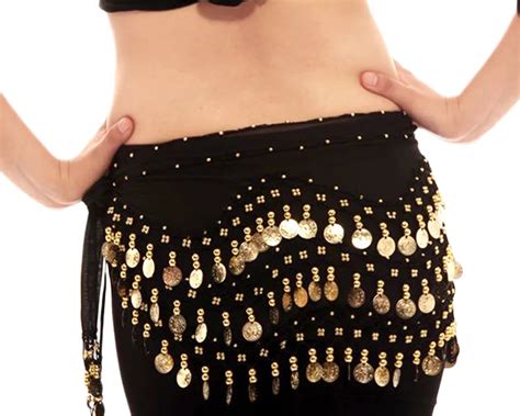 High Quality New Cheap Belly Dancing Costume Hip Belt Coins