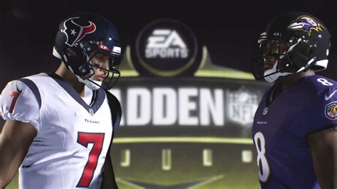 Madden Nfl Houston Texans Vs Baltimore Ravens Simulation Week