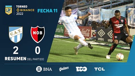 Torneobinance Fecha 11 Resumen De Atlético Tucumán Newells