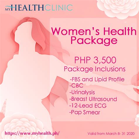 Womens Health Package Myhealth Clinic