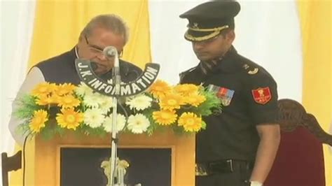 Satya Pal Malik Sworn In As Governor Of Jammu And Kashmir Oneindia News