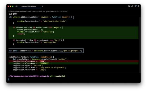 Make Git Diff Look Beautiful In The Terminal Amit Merchant A Blog