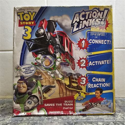 Mattel Toy Story 3 Action Links Buzz Saves The Train Stunt Set Hobbies