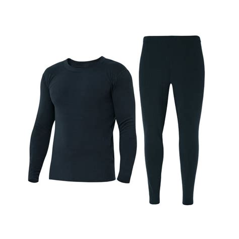 Innersy Mens Thermal Underwear Sets Long Johns Soft Warm Long Underwear S Navy Blue