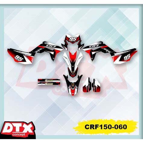 Jual Decal CRF Decal CRF 150 L Full Body Decal Stiker Crf Stiker Decal