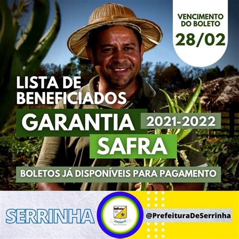 Boletos do Garantia Safra estão disponíveis para entrega Prefeitura