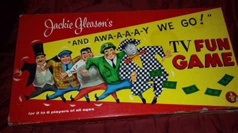 Vintage 1956 Jackie Gleason And Away We Go Board Etsy Vintage Board Games Jackie Gleason