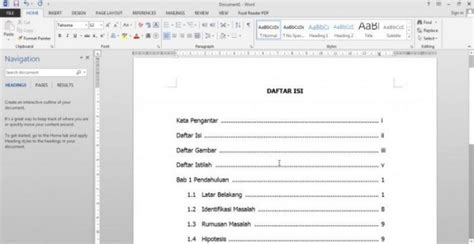Cara Membuat Daftar Isi Otomatis Untuk Skripsi Makalah Atau Jurnal Di 72105 The Best Porn Website