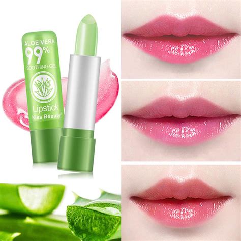 Buy 1 Pc Women Long Lasting Color Mood Changing Aloe Vera Lipstick