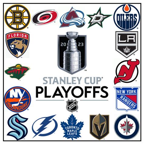 2023 Stanley Cup Teams | Nhl playoffs, Stanley cup playoffs, Nhl