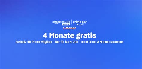 Amazon Music Unlimited Bis Zu Monate Gratis Prime Day