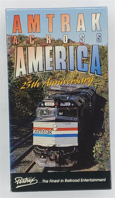 Amtrak Across America Vhs Vcr Tape Th Anniversary History Of