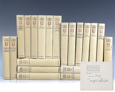 The Works of Joseph Conrad First Edition Signed