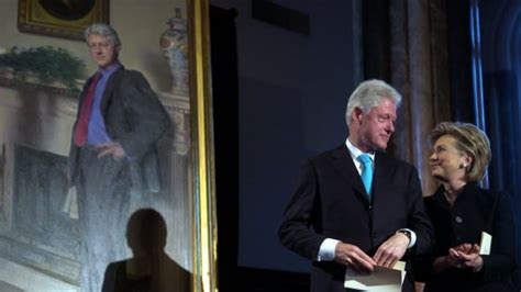 Bill Clinton portrait contains Lewinsky in-joke, artist says | CBC News