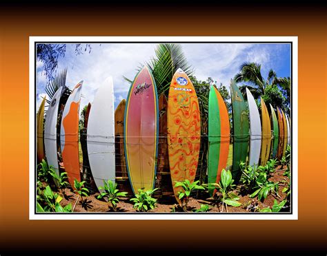 Maui Surfboard Fence - 2 Photograph by Rob DeCamp - Fine Art America