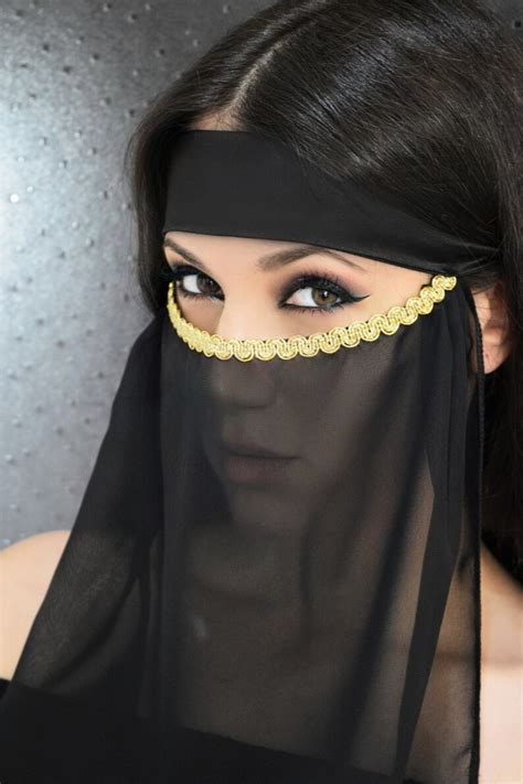 Sexy Full Face Mask Sheer Face Veil Belly Dancer Mask Chiffon Etsy