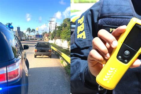 Após flagrar Uno transitando em zigue zague na rodovia PRF prende