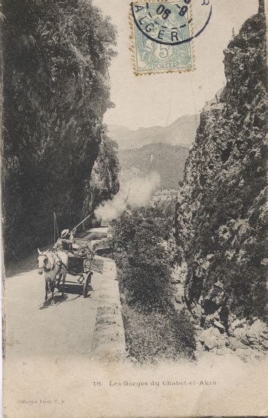 Les Gorges Du Chabet El Akra Carte Postale Ancienne Et Vue D Hier Et