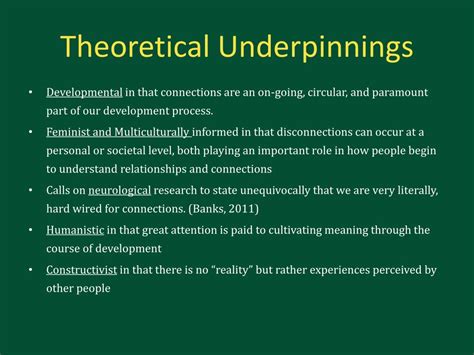 Ppt Relational Cultural Theory Connections And Conversations In Healing Powerpoint