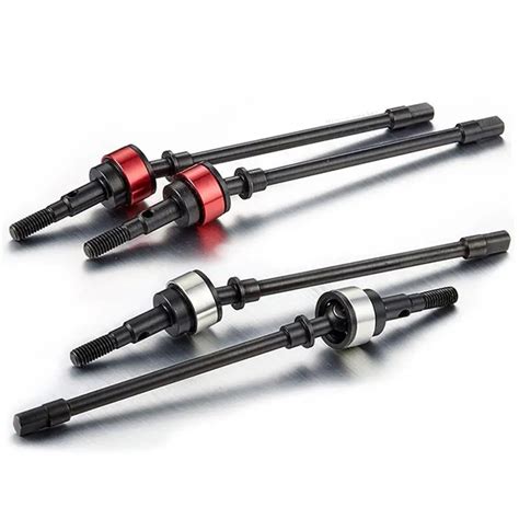 2pcs Hard Steel Front Axle Cvd Drive Shaft For 1 10 Rc Car Axial Scx10