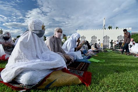 Foto Jamaah Salat Idul Adha Di Masjid Raya Baiturrahman Kanal Aceh