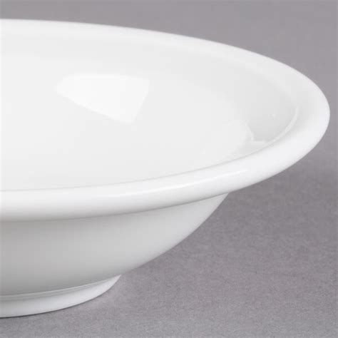 Libbey Empire Oz Alpine White Porcelain Fruit Bowl