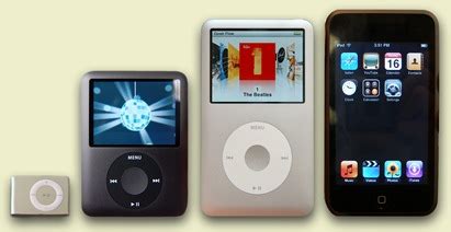 Tecnología Los mejores iPods de la Historia