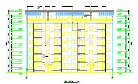 某多层住宅楼建筑全套cad施工设计图住宅小区土木在线