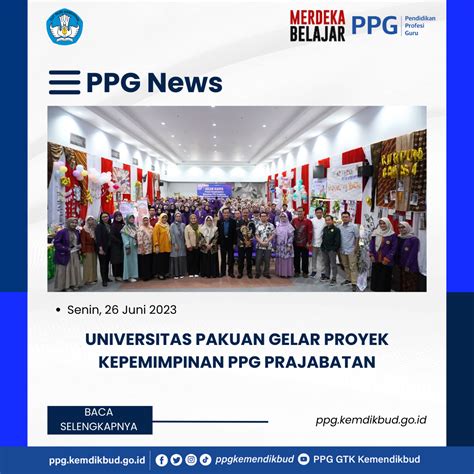 Gelar Karya Ppg Prajabatan Gelombang Tahun Ppg Program