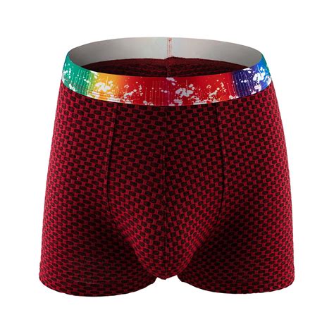 Durtebeua Mens Trunks Underwear Pack Mens Underwear Skin Trunk With