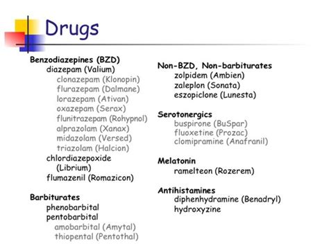 L18 Sedative Hypnotics Flashcards Quizlet