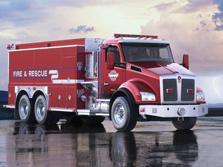 Kw T Fire Tanker Kenworth Photos