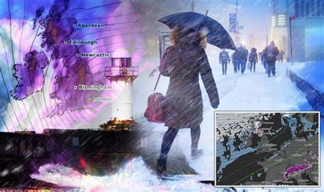 UK snow MAP: Horrific 73mph snowstorm to hit UK this weekend - Latest ...