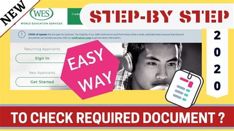 Eca How To Check Required Documents For Wes Online 2020 Canada