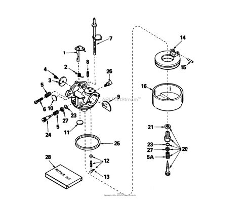 Craftsman Snowblower Carburetor Diagram