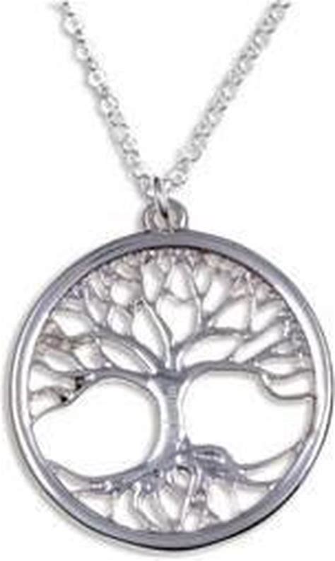 Tree Of Life Hanger Zilver St Justin Zilveren Hanger Boom Van Leven Bol