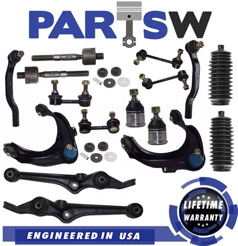 18 Pc Rear Front Suspension Kit For Honda Accord Upper Lower