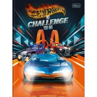 Caderno De Caligrafia Brochura Hot Wheels Tilibra Folhas Shopee Brasil