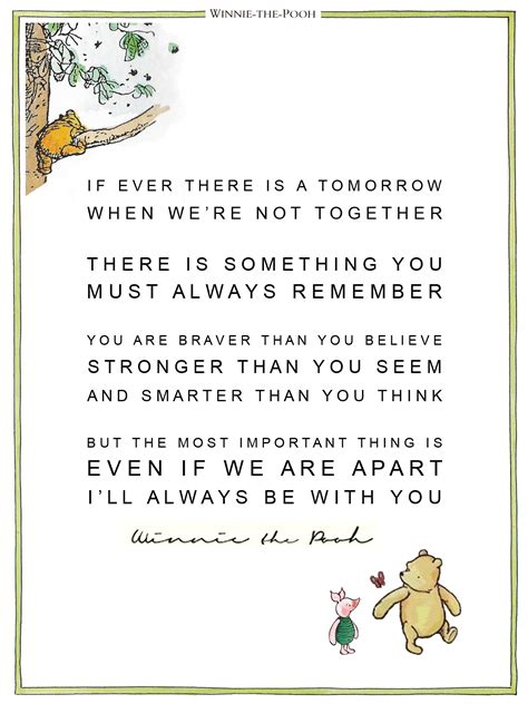 If Ever There Is A Tomorrow Classic Winnie The Pooh Prints